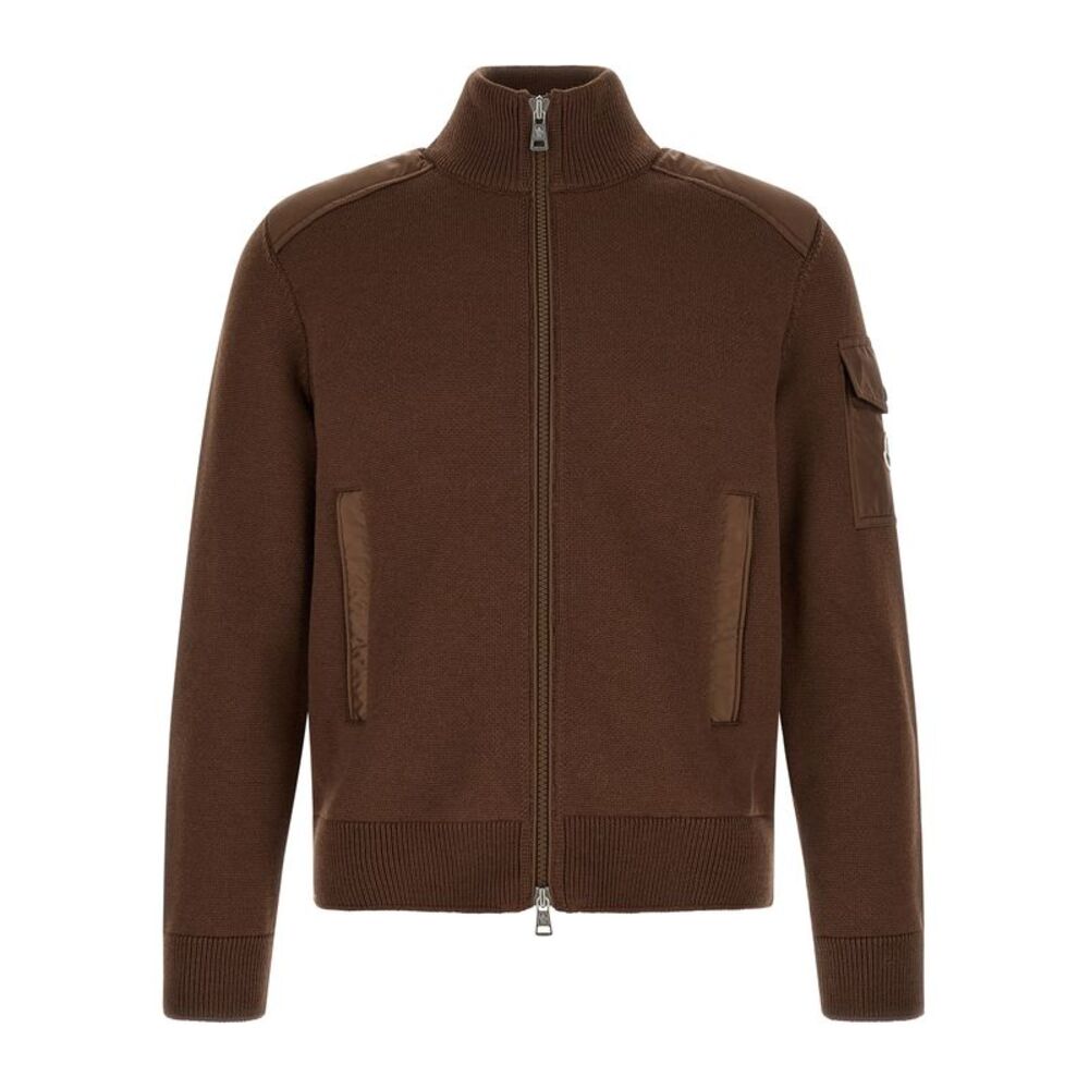 Moncler Brown Polyamide Men's Cardigan